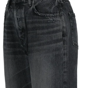 MOUSSY VINTAGE Jean Ashleys Wide Straight Denim Noir boutique pas cher 14