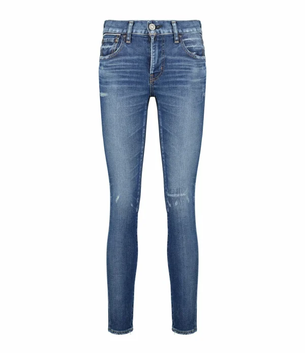 MOUSSY VINTAGE Jean MV Edgerton Skinny-L Denim Bleu Foncé en ligne 1