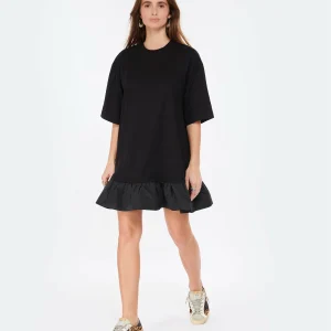 magasin MSGM Robe Coton Noir 10