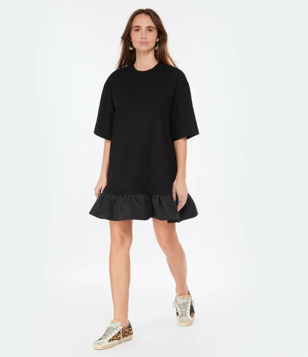 magasin MSGM Robe Coton Noir 4