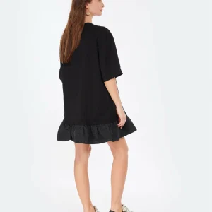 magasin MSGM Robe Coton Noir 12