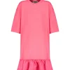 soldes pas cher MSGM Robe Coton Fuschia 16