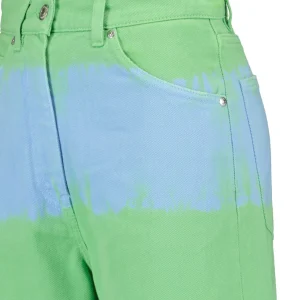 MSGM Pantalon Coton Vert boutiqued pas cher 9