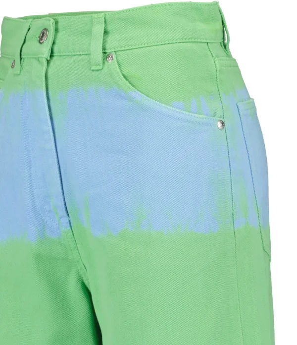 MSGM Pantalon Coton Vert boutiqued pas cher 3