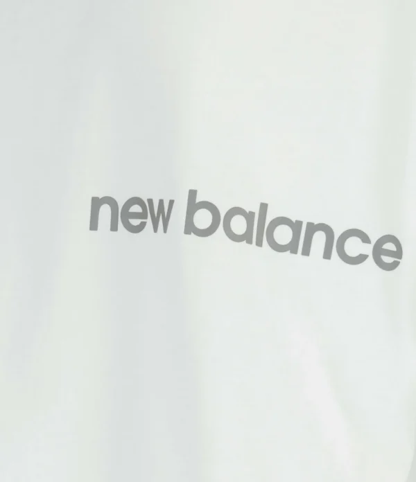 prix pas cher New Balance Tee-shirt NB Essentials Graphic Coton Blanc 3