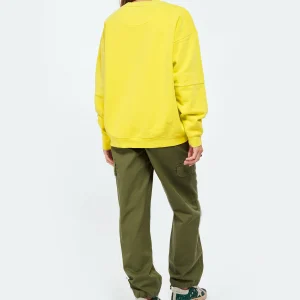 NEWTONE Sweatshirt Roller City Coton Jaune Sun des prix incroyables 12