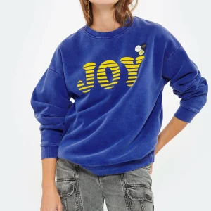 Large choix en ligne NEWTONE Sweatshirt Roller Joy Coton Bleu Royal 8