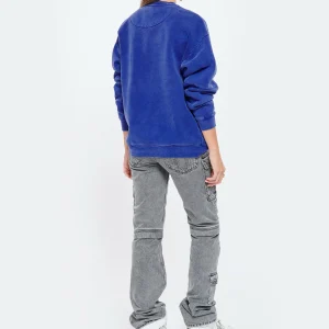 Large choix en ligne NEWTONE Sweatshirt Roller Joy Coton Bleu Royal 12