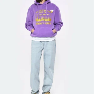 NEWTONE Sweatshirt Jagger Heat Coton Violet magasin pour 10