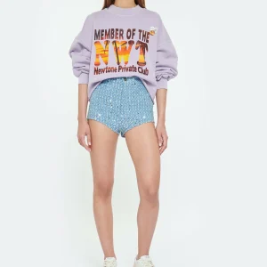 design à la mode NEWTONE Sweatshirt Porter Sunset Coton Lilas 10