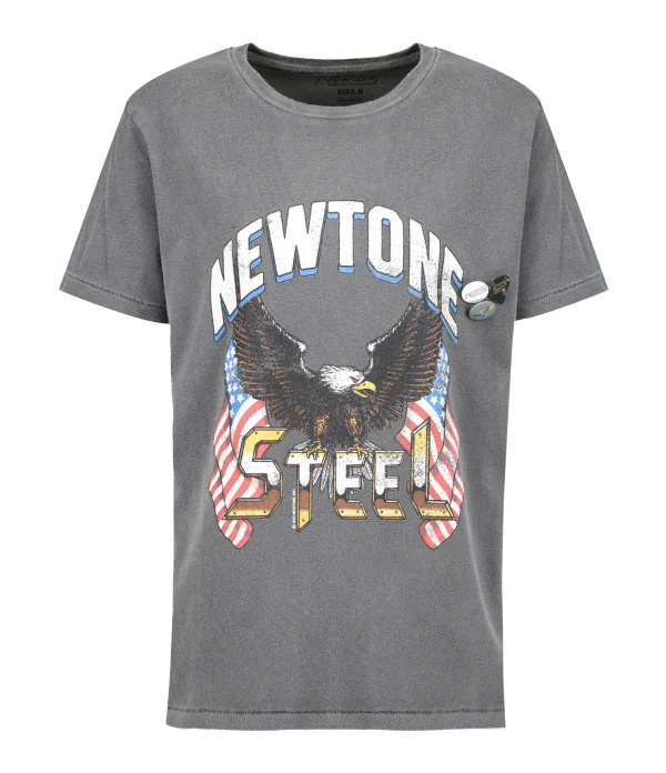 boutique en france NEWTONE Tee-shirt Starlight Steel Pepper 1