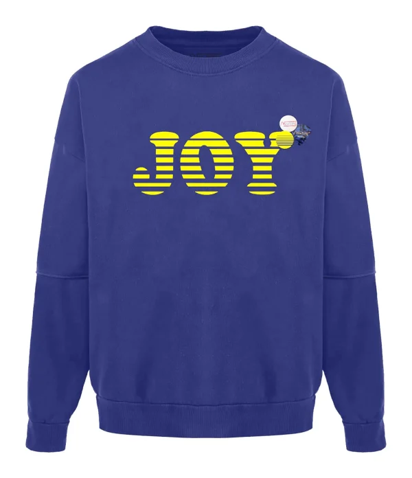 Large choix en ligne NEWTONE Sweatshirt Roller Joy Coton Bleu Royal 1