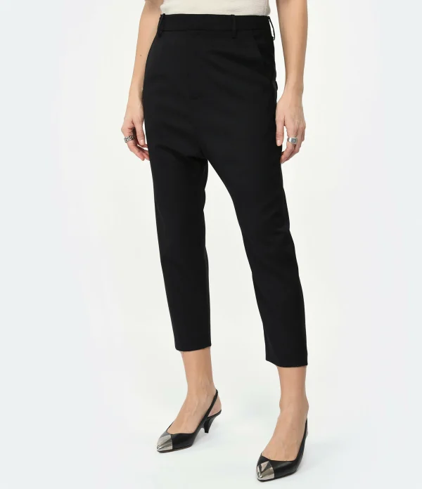 prix abordable NILI LOTAN Pantalon Paris Laine Noir 5