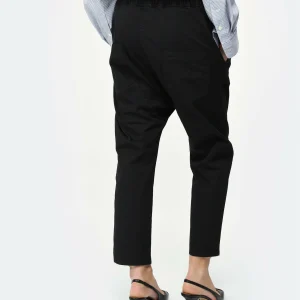 Top ventes NILI LOTAN Pantalon Casablanca Coton Noir 16