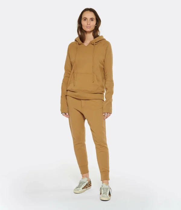 NILI LOTAN Sweatshirt Hoodie Janie Coton Caramel magasin en ligne 6