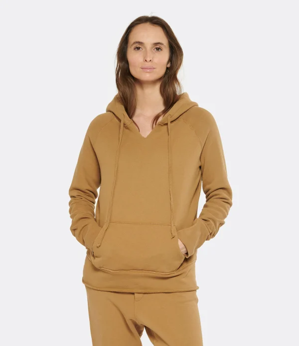 NILI LOTAN Sweatshirt Hoodie Janie Coton Caramel magasin en ligne 4