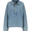 NILI LOTAN Blouse Harper Denim Bleu Délavé Retour gratuit en magasin. 16