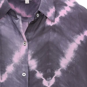 NOUS Robe Florence Zig Zag Violet Top ventes 8