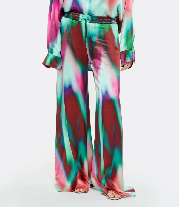 outlet OUD Pantalon Axel Tie And Dye Soie Multicolore 5