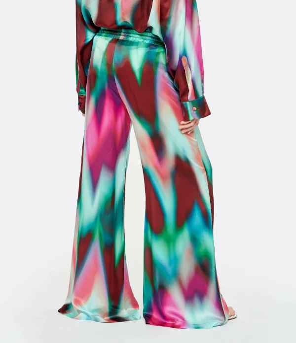 outlet OUD Pantalon Axel Tie And Dye Soie Multicolore 6