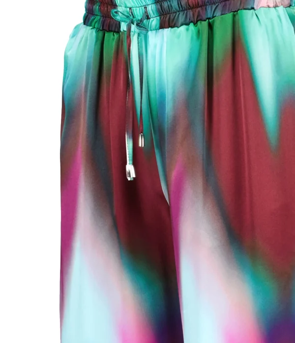 outlet OUD Pantalon Axel Tie And Dye Soie Multicolore 3