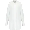 excellente qualité PATOU Robe Chemise Courte Coton Blanc Perle 22