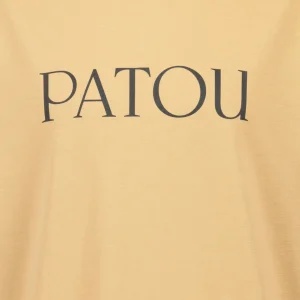 mode Tee-shirt Essential Patou Coton Marron Chestnut 8