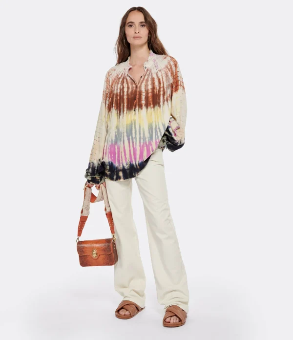 RAQUEL ALLEGRA Blouse Brigitte Multicolore boutique pas cher 5