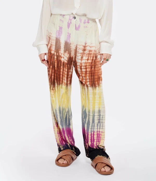 magasin pour RAQUEL ALLEGRA Pantalon Françoise Multicolore 5