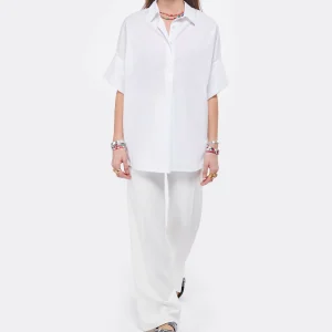 ROBERTO COLLINA Blouse Coton Blanc en ligne 13