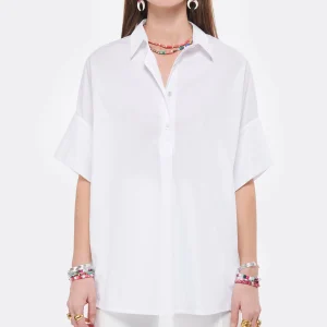 ROBERTO COLLINA Blouse Coton Blanc en ligne 11