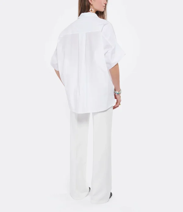 ROBERTO COLLINA Blouse Coton Blanc en ligne 6