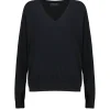 boutique paris ROBERTO COLLINA Pull Col V Noir 17