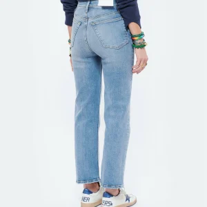 RE/DONE Jean 70s Crop Boot Denim Bleu Délavé outlet soldes 15