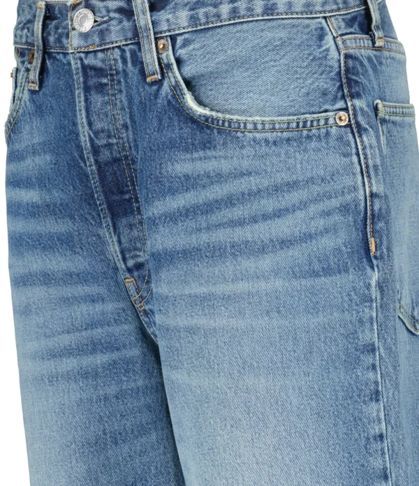 RE/DONE Jean 90S Low Slung Coton Bleu Vintage Pearl Authenticité garantie 3