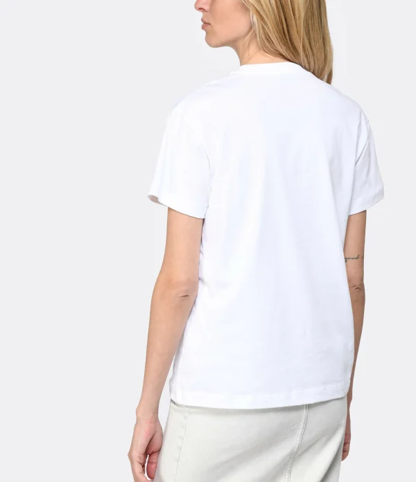 Roseanna Tee-shirt Coton Organique Blanc qualité d’originales 6