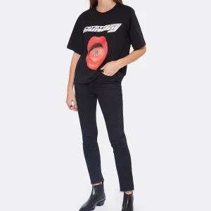 ROTATE Tee-shirt Lips Coton Noir, Capsule Sunday Paiement sécurisé 15