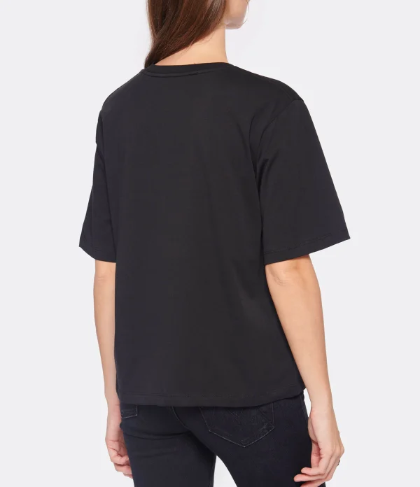 ROTATE Tee-shirt Lips Coton Noir, Capsule Sunday Paiement sécurisé 5