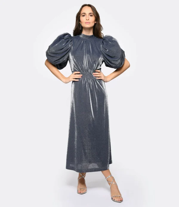 ROTATE Robe Bouffante Bleu Nuit magasins pour 4