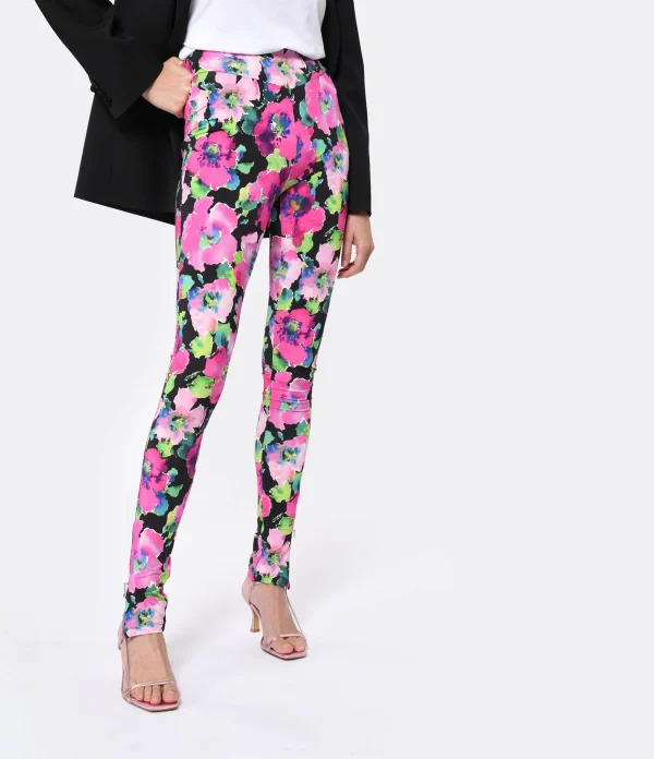 shopping pas cher ROTATE Pantalon Taille Haute Rose 4