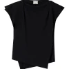 Isabel Marant Tee-shirt Sebani Coton Noir grossiste en ligne 19