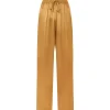 Couleurs variées LOULOU STUDIO Pantalon Soma Soie Camel 19