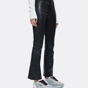 jusqu'à STOULS Pantalon Dean Agneau Plongé Regular Noir 15