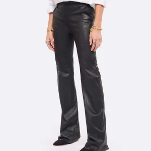 STOULS Pantalon Oswald Agneau Plongé Light Noir soldes de Noël 18