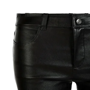 jusqu'à STOULS Pantalon Dean Agneau Plongé Regular Noir 11