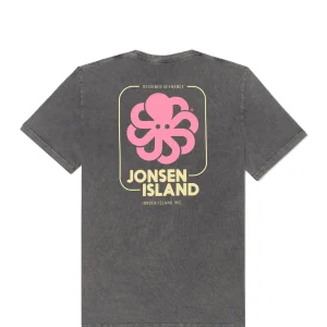 JONSEN ISLAND Tee-Shirt Classic Big Label Noir magasin pour 6