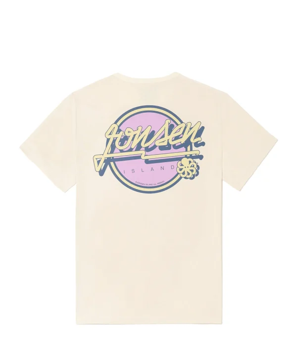 JONSEN ISLAND Tee-Shirt Classic Bubble Skate Crème en ligne officielle 3