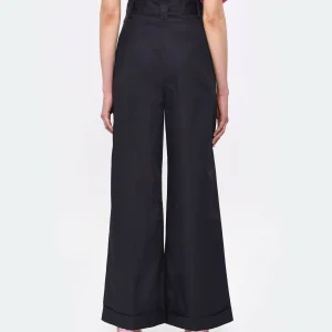 grande promotion Tara Jarmon Pantalon Pyla Coton Nocturne 15