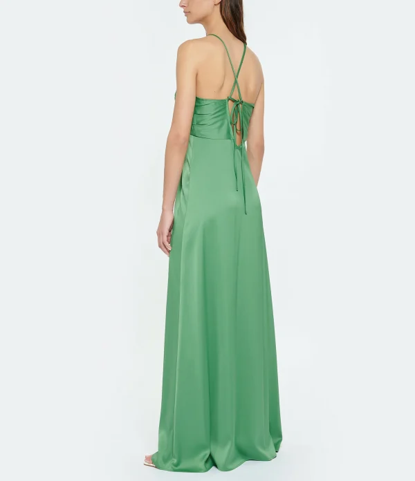 à prix très bas Tara Jarmon Robe Longue Rosalia Vert 5