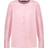 REMISE allant jusqu. Tara Jarmon Blouse Citron Coton Vieux Rose 17